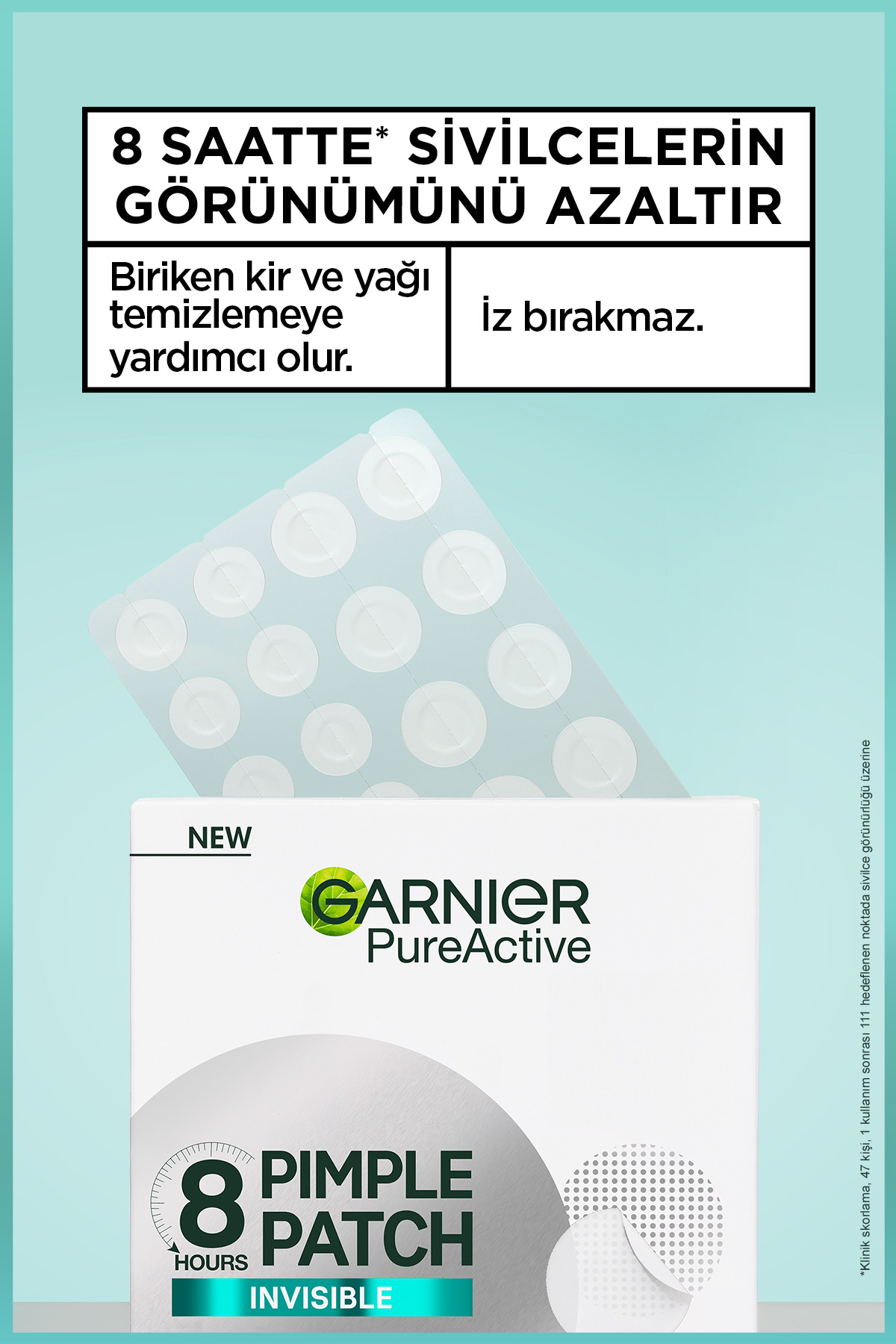 چسب جوش سرسیاه PIMPLE PATCH 22 پین باند هیدروکلوئید ضد آکین Garnier