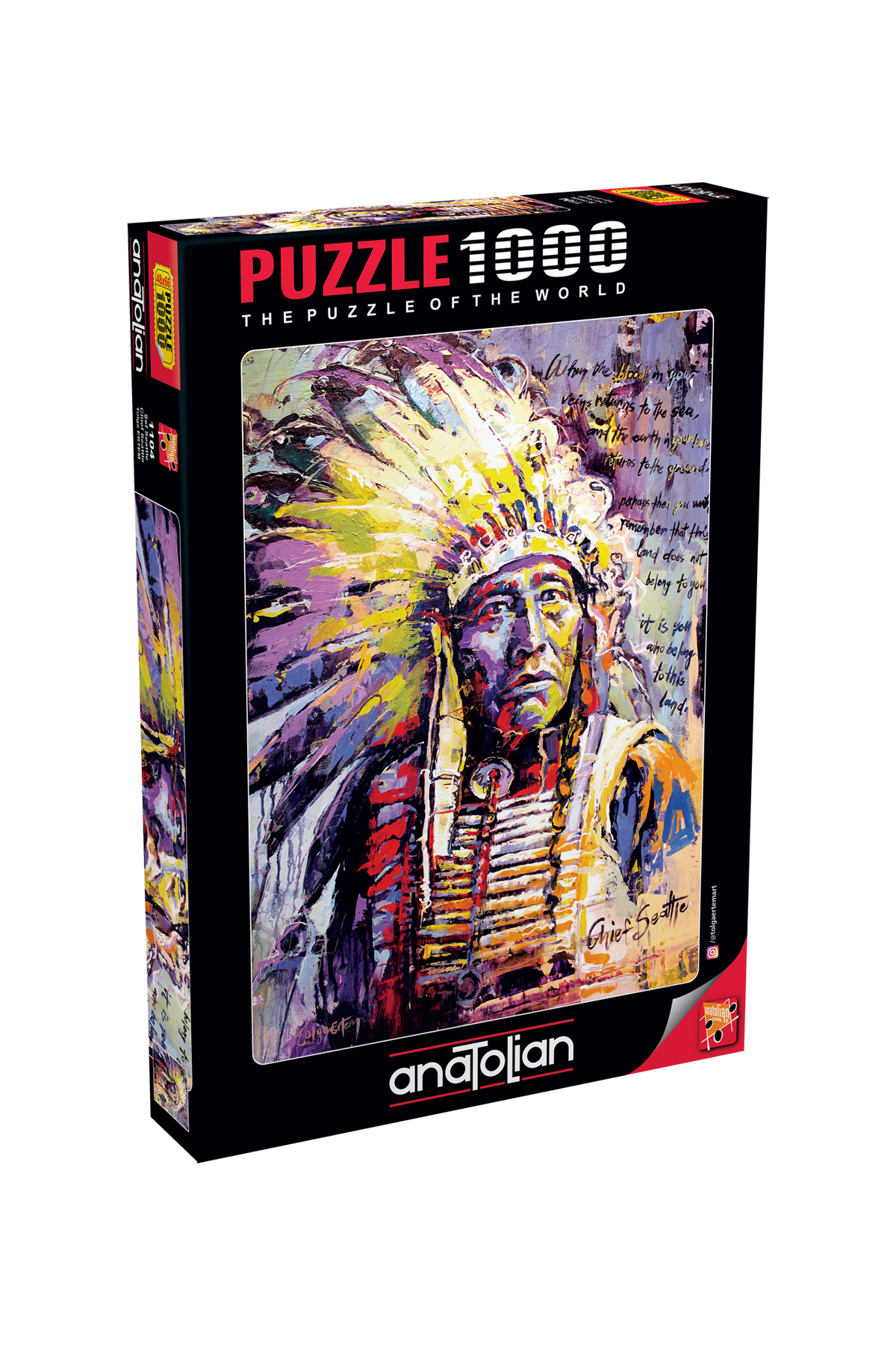 پازل 1000 تکه سرآشپز سیاتل 1104 از ترکیه Anatolian Puzzle