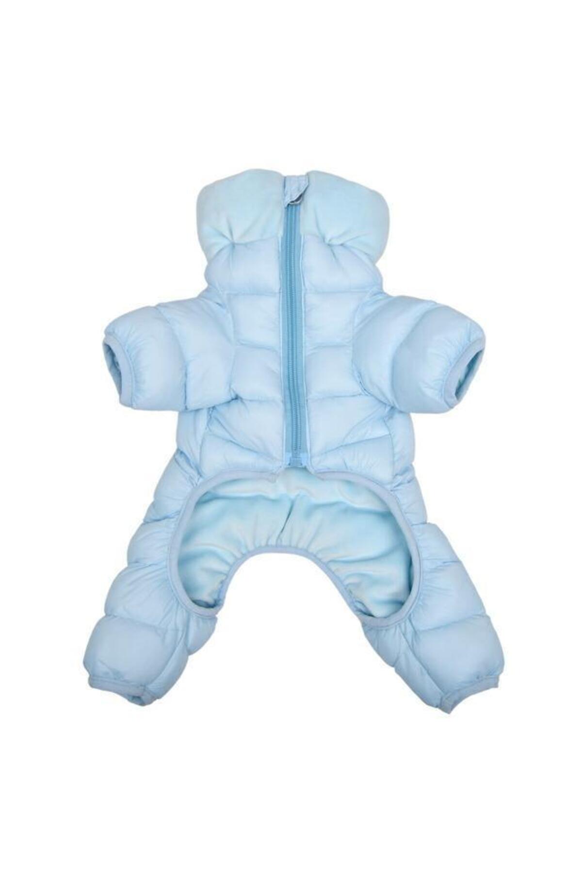 سرهمی سگ پوپیا Puppia Velour Soft آبی آسمانی