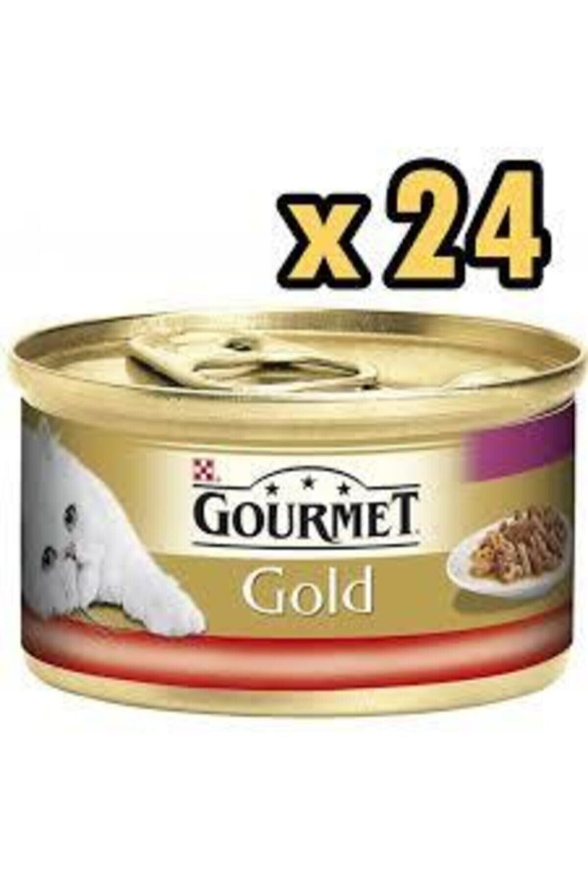 غذای گربه گورمت Gourmet Purina Gold، بسته ۲۴ عددی ۸۵ گرمی