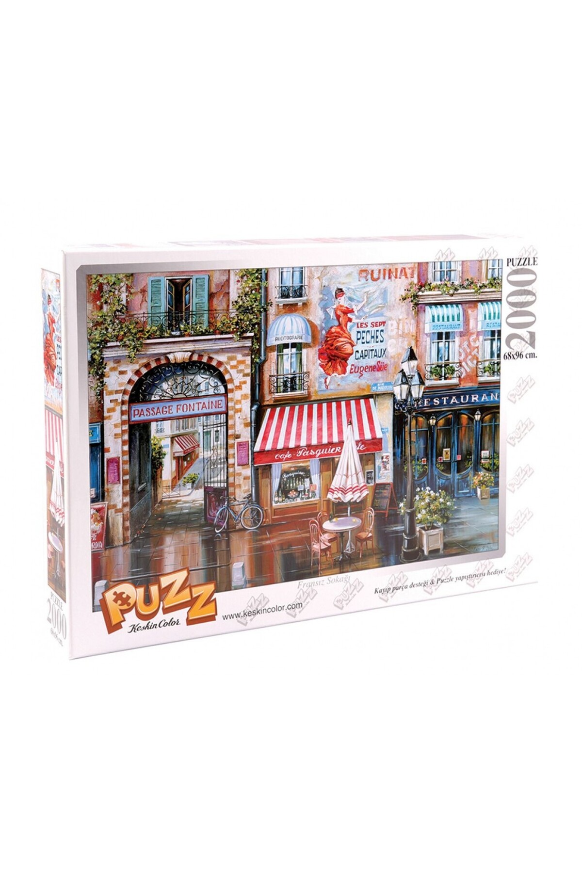 پازل 2000 PIECE 68X96 CM FRENCH STREET از ترکیه Genel Markalar