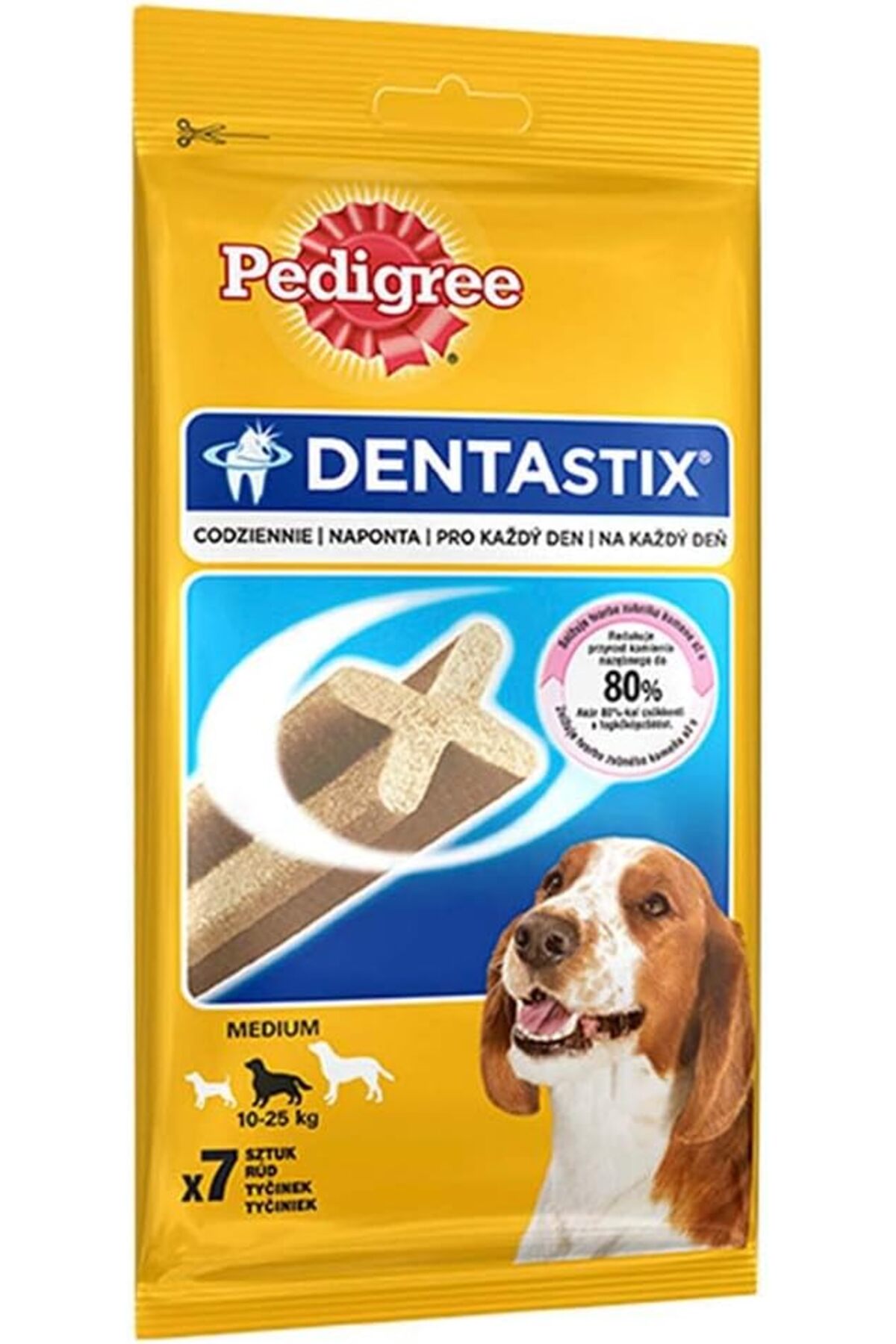 تشویقی سگ پدیگری Pedigree Dentastix با طعم بره، ۱۸۰ گرم، ۱ عددی