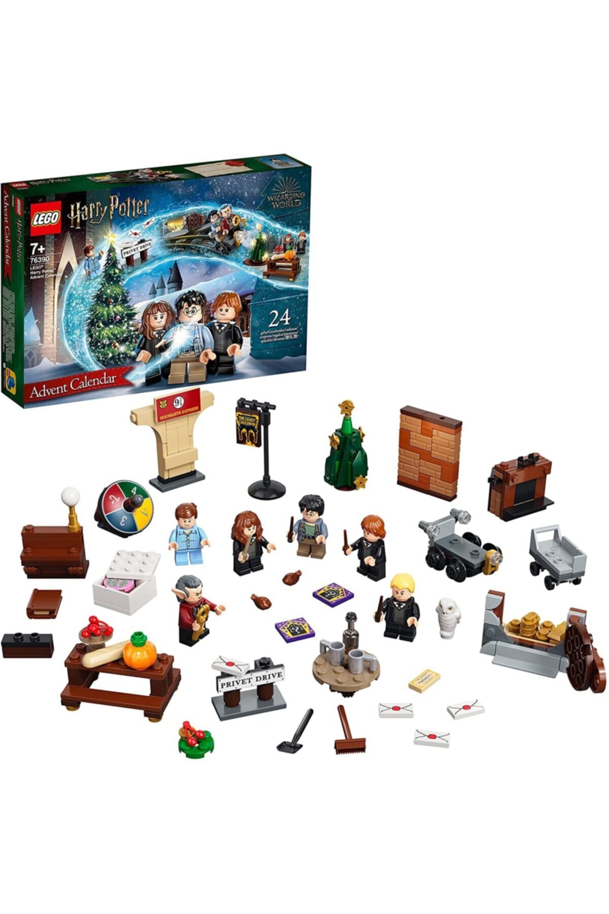 لگو و اسباب بازی های ساخت محور ® HARRY POTTER™ ADVENT CALENDAR 76390 24 هری پاتر جالب برای بچه ها شامل 6 مینی فیگور اورجینال LEGO