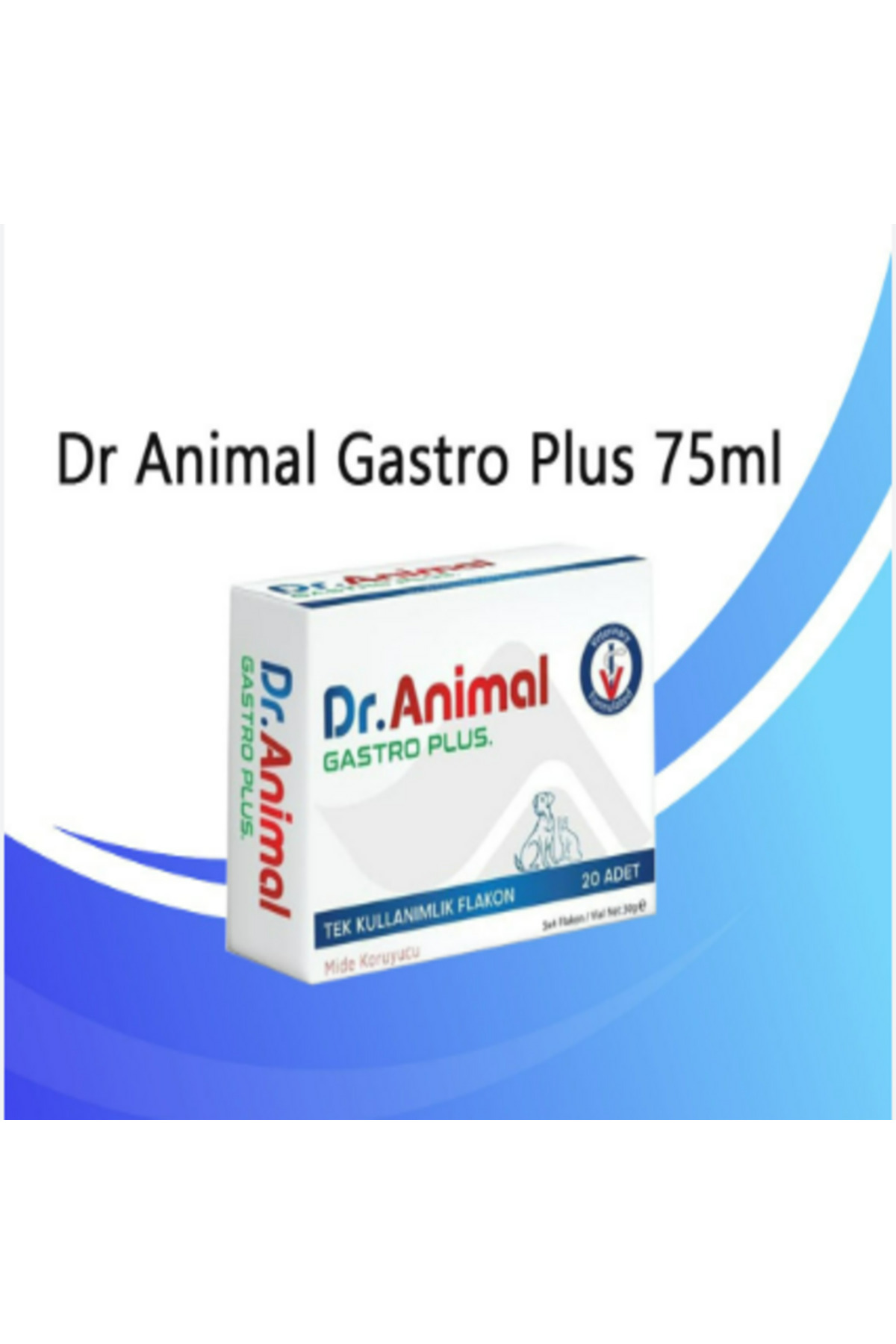 مکمل گربه و سگ وی‌ای‌تی VET Drr. AnimaI Gastro Plus، ۲۰ قرص