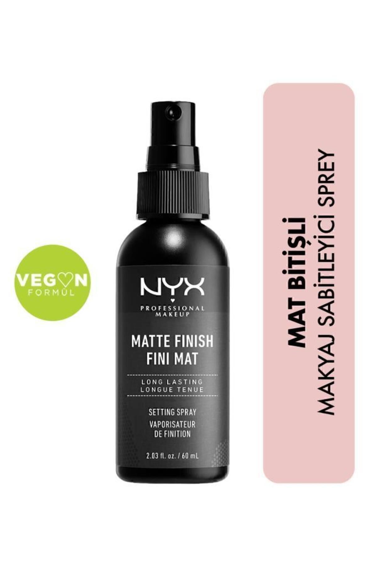 فیکس کننده آرایش اسپری SABITATOR MATTEMIC تنظیم مات 79 گرم 800897813710 NYX Professional Makeup