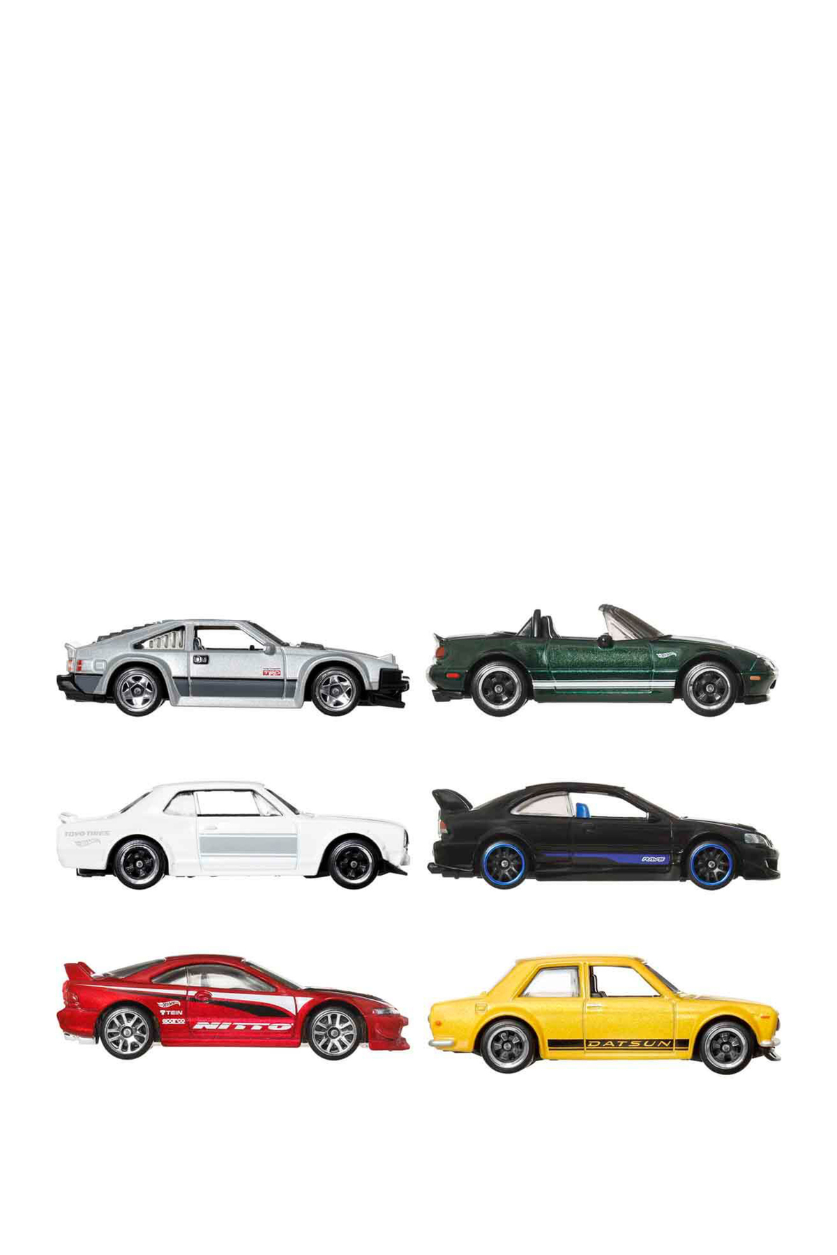 ماشین اسباب بازی 1:64 ست 6 تکه با تم ژاپنی JBY77 از ترکیه HOT WHEELS