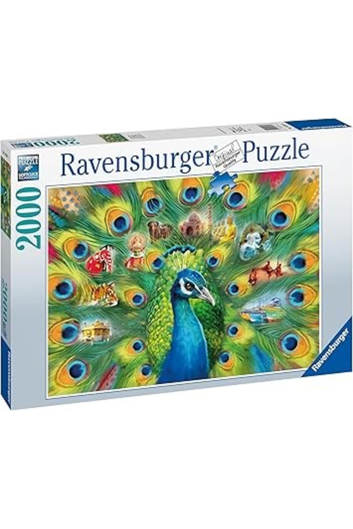 پازل RAVENSBURGER 2000 PIECE ADULT PREMIUM PUZZLE PEACOCK 16567 از ترکیه OyuncaklarÜlkesi