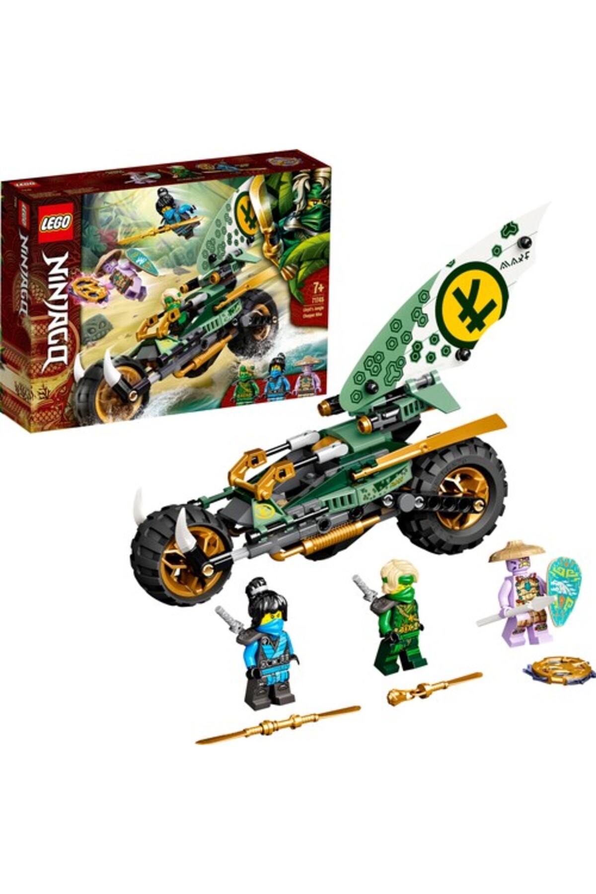 لگو و اسباب بازی های ساخت محور NINJAGO 71745 LLOYD'S JUNGLE CHOPPER BIKE از ترکیه LEGO