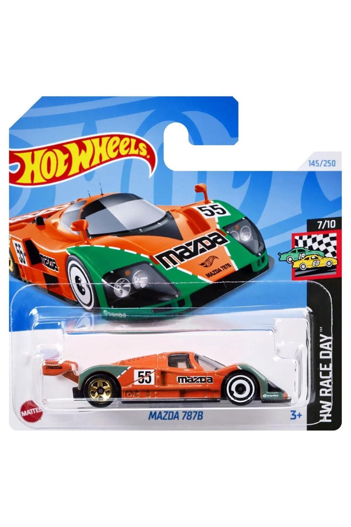 ماشین اسباب بازی اتومبیل های مجرد MAZDA 787B HTC79 هات ویلز اورجینال HOT WHEELS
