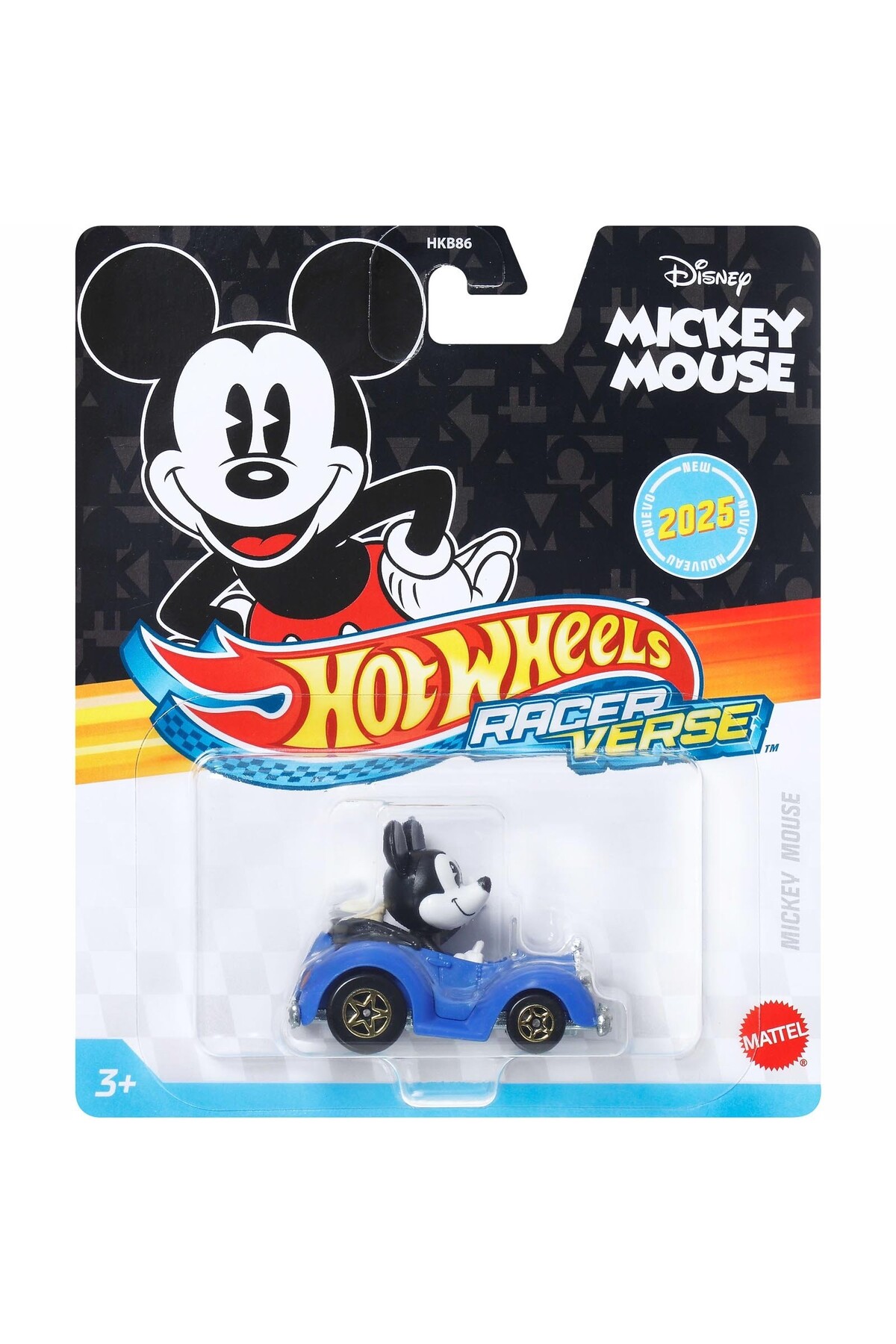 ماشین اسباب بازی MICKEY MOUSE RACERVERSE NEW 2025 COLLECTOR CAR HOT WHEELS