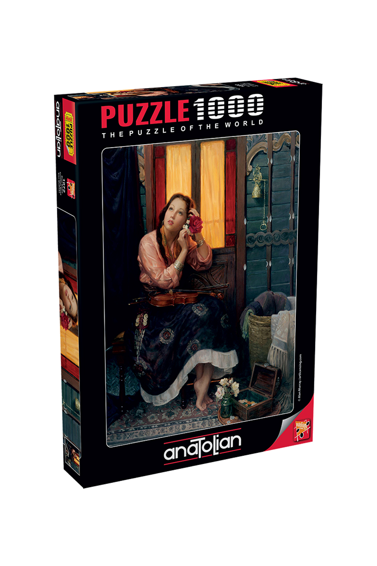 پازل 1000 قطعه زن قرمز 1072 اورجینال Anatolian Puzzle