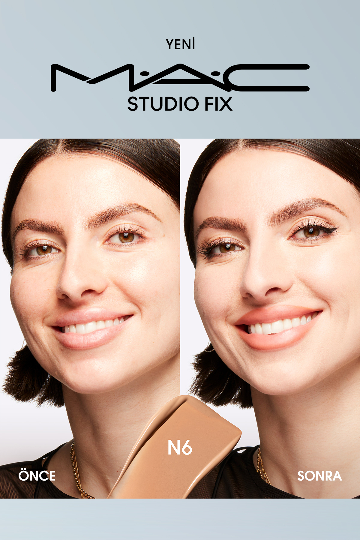 کرم پودر استودیو FIX FLUID SPF 15 FOUNDATION N 6 30 ML Mac