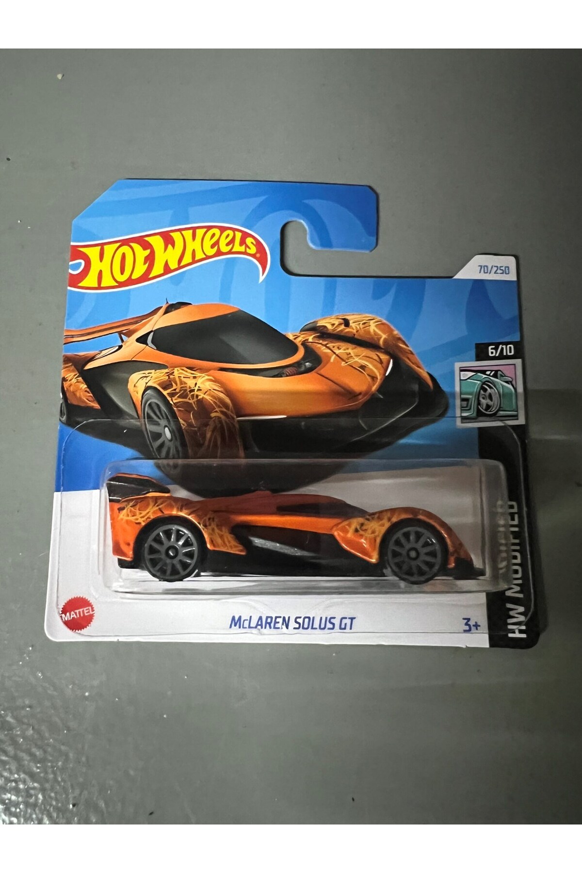 ماشین اسباب بازی مک لارن سولوس GT HTD14 N521 هات ویلز اورجینال HOT WHEELS