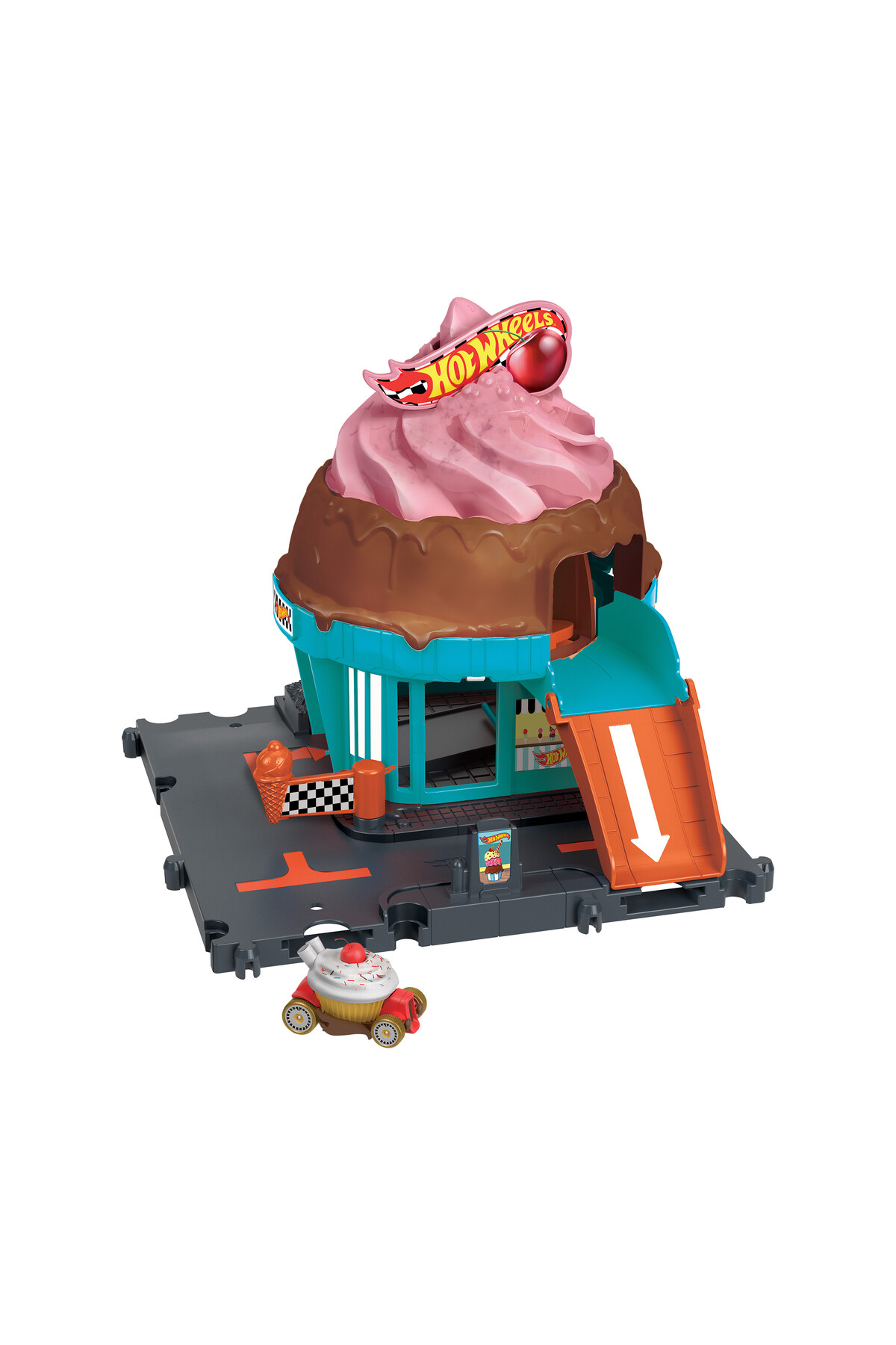 ست بازی مجموعه های باند بستنی HTN77 هات ویلز اورجینال HOT WHEELS