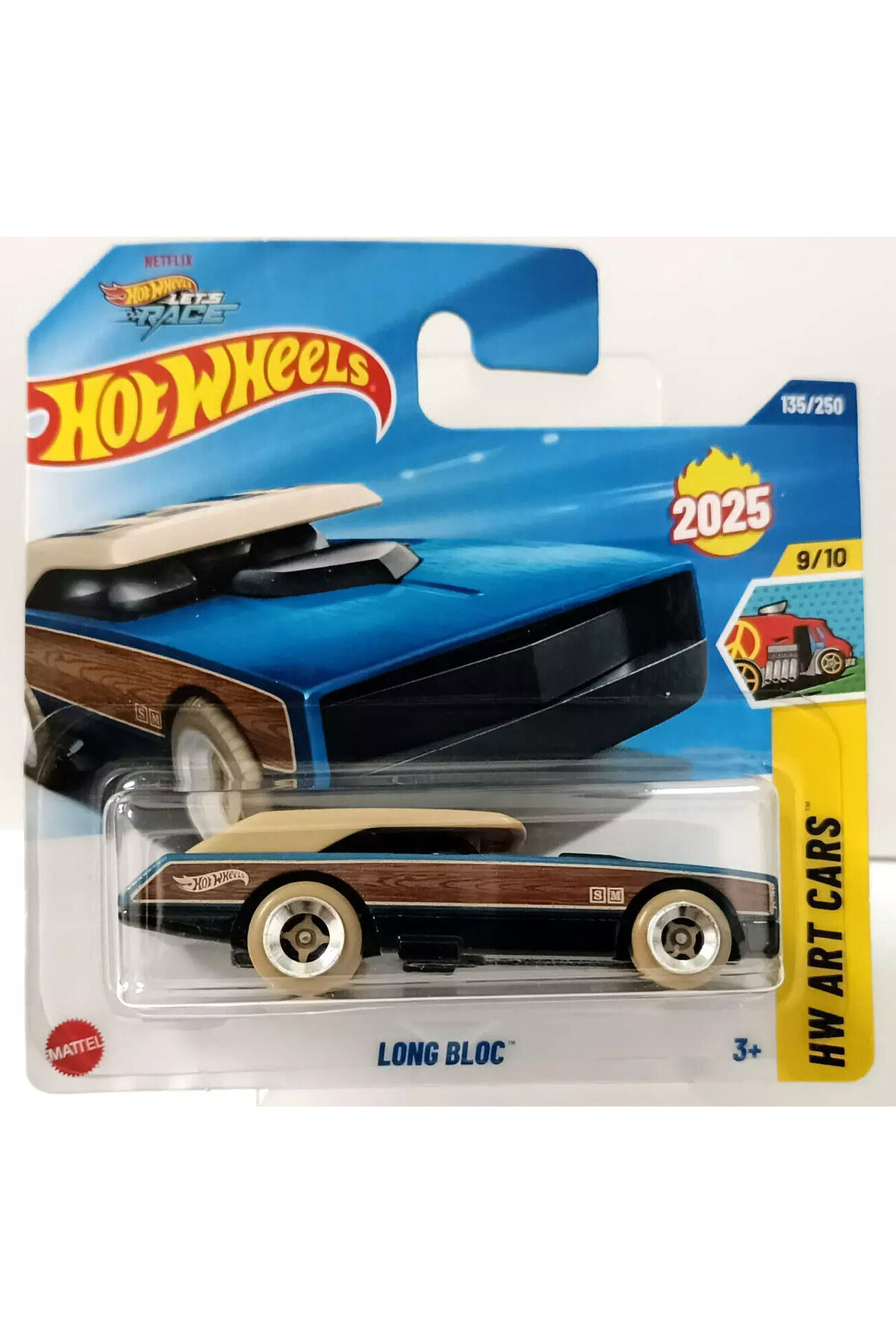 ماشین اسباب بازی BLOC HW LONG SINGLE COLLECTION SERIES 1:64 هات ویلز اورجینال HOT WHEELS