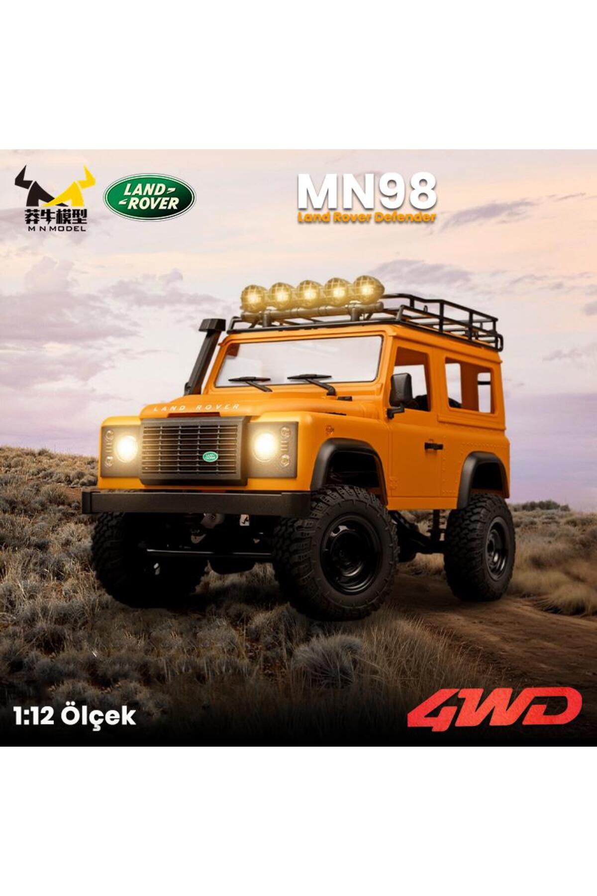 MN98 V2 1 12 LAND ROVER DEFENDER D90 4WD RC مدل CRAWLER کنترل از راه دور آفرود ماشین T ترکیه MN Model