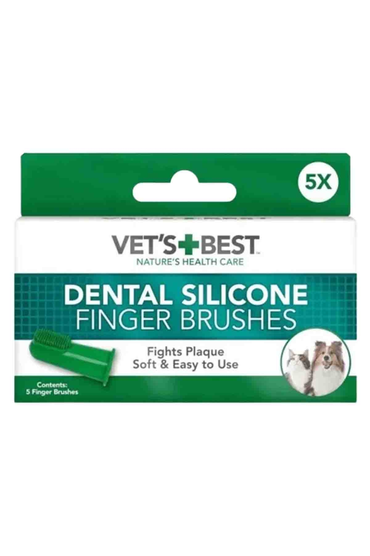 مسواک انگشتی سیلیکونی برای گربه و سگ، وتس بست Vets Best