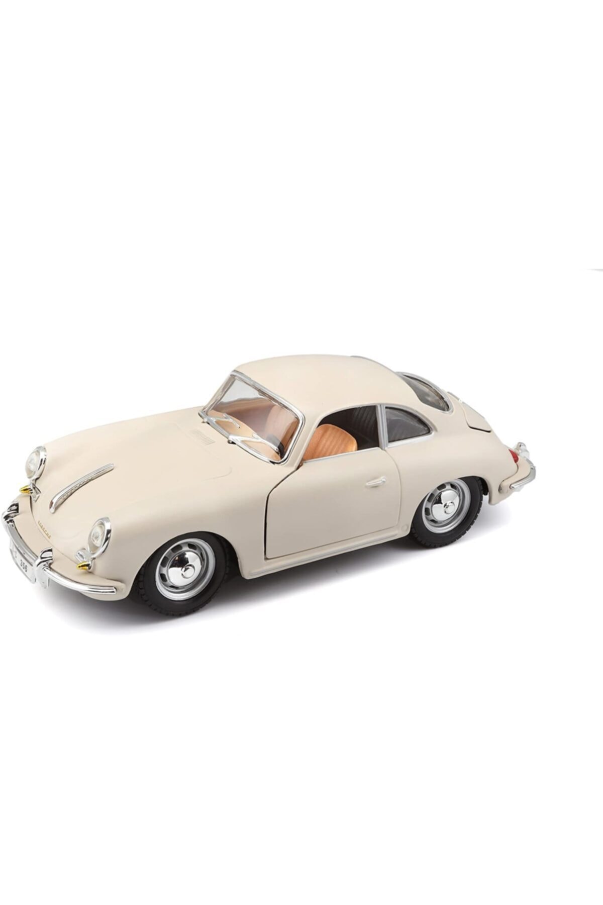 مدل خودرو PORSCHE 356B COUPE 1961 MODEL کلاسیک CAR 1 24 SCALE کرم اورجینال Burago
