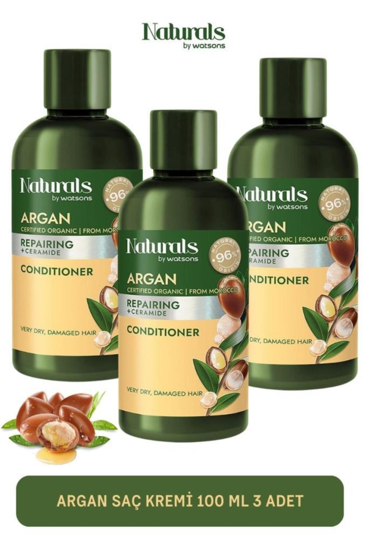 نرم‌کننده موی آرگان نچرالز بای واتسونز Naturals By Watsons، بسته ۳ عددی