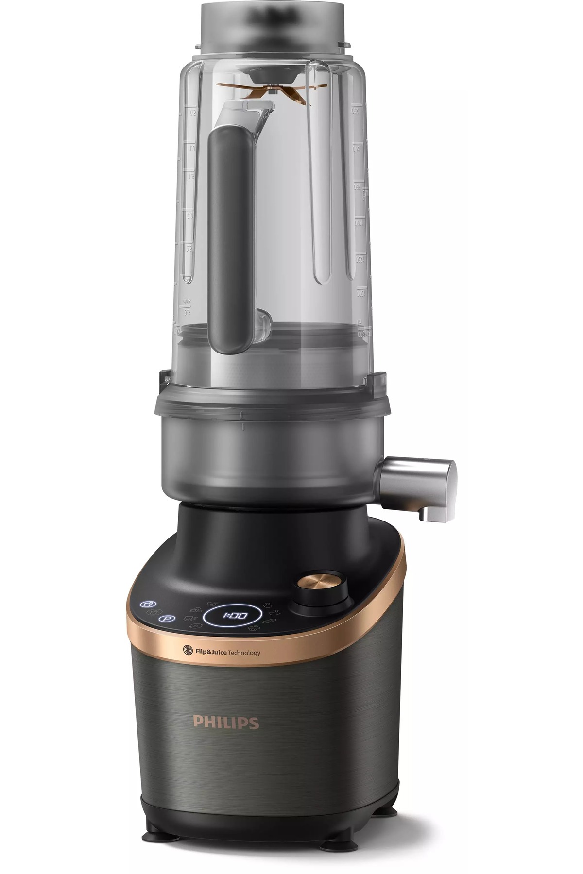 آب میوه و سبزی گیری مخلوط کن با سرعت بالا ماژول آبمیوه FLIP AND JUICE JUICER قابلیت خرد کردن یخ اورجینال Philips