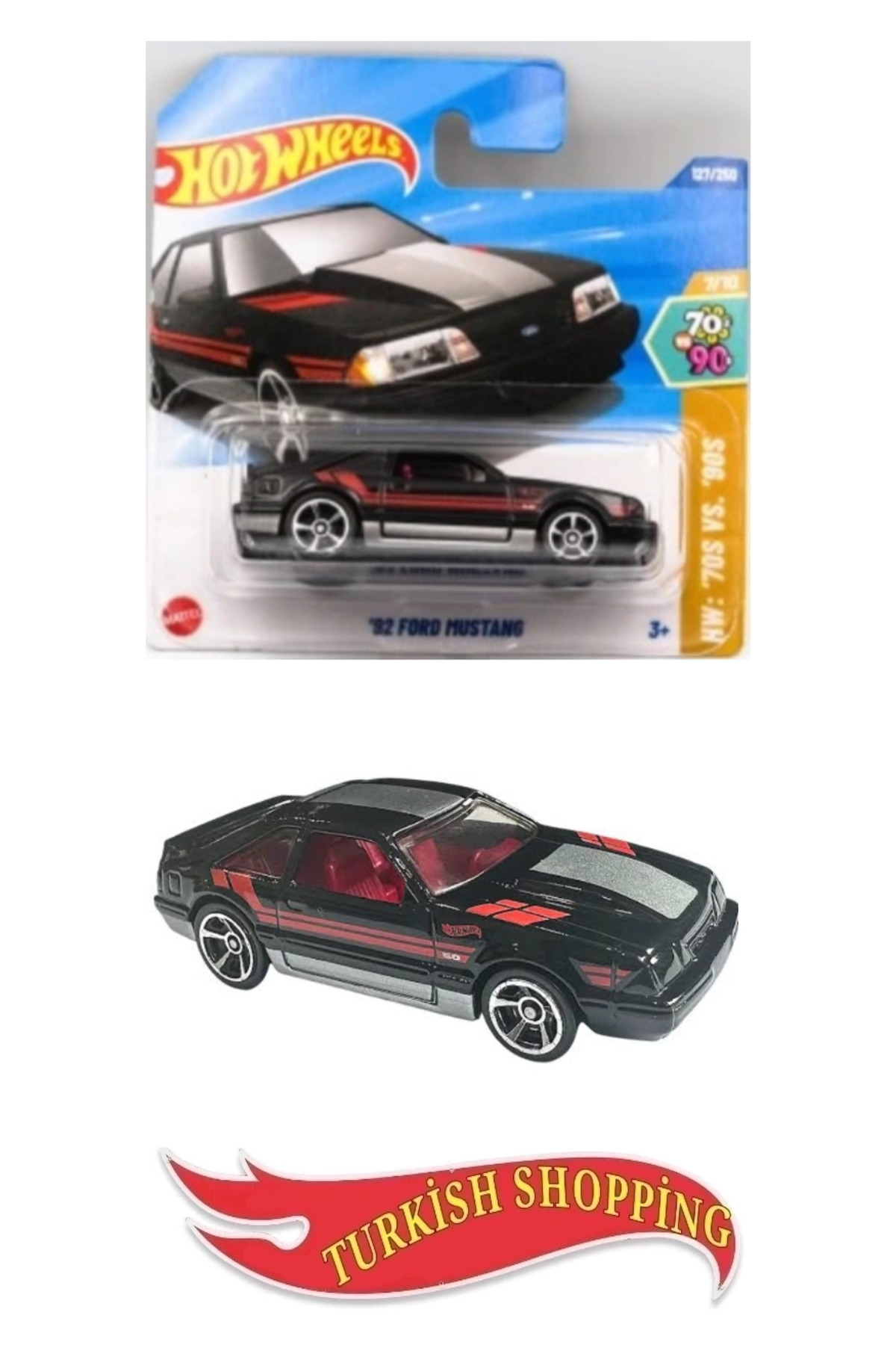 ماشین اسباب بازی 2025 مورد 1 64 مقیاس 92 فورد موستانگ هات ویلز اورجینال HOT WHEELS