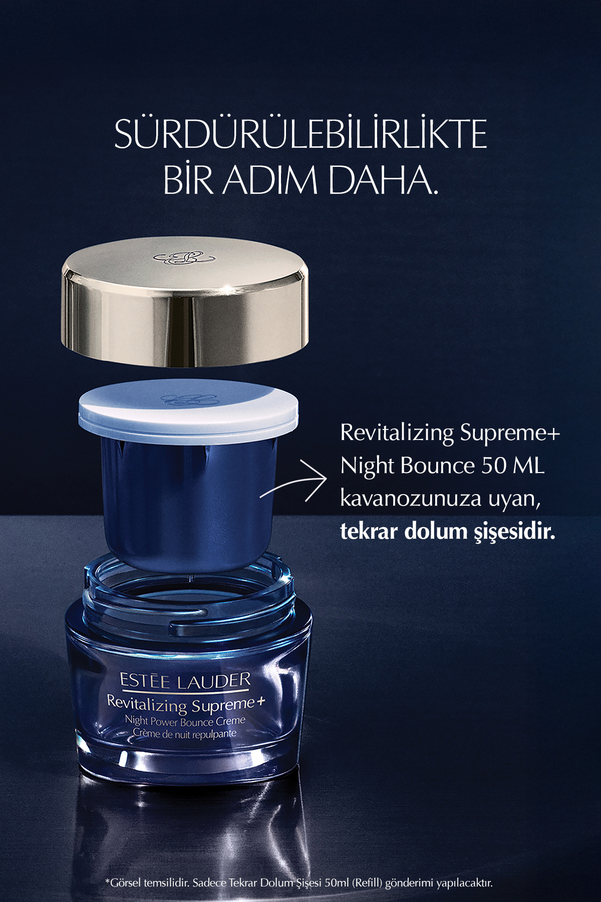 کرم صورت احیای مجدد برق شبانه POWER BOUTER CREME مرطوب کننده تکرار 50 میل Estee Lauder