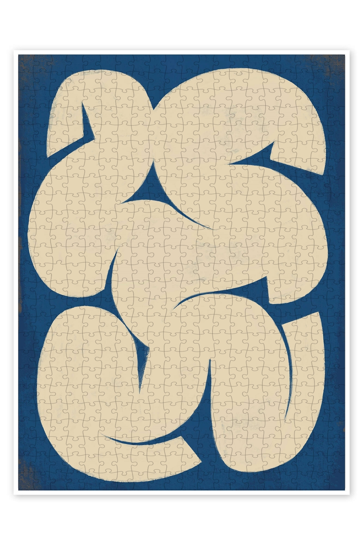 پازل اره منبت کاری مویی 500 تکه ABSTRACT ORGANIC SHAPES از ترکیه Jeronkarji