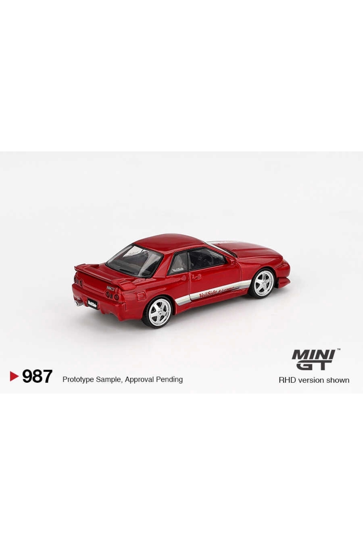 مدل خودرو نیسان SKYLINE GT R R32 VEILSIDE COMBAT C I GEM RED 987 اورجینال mini gt