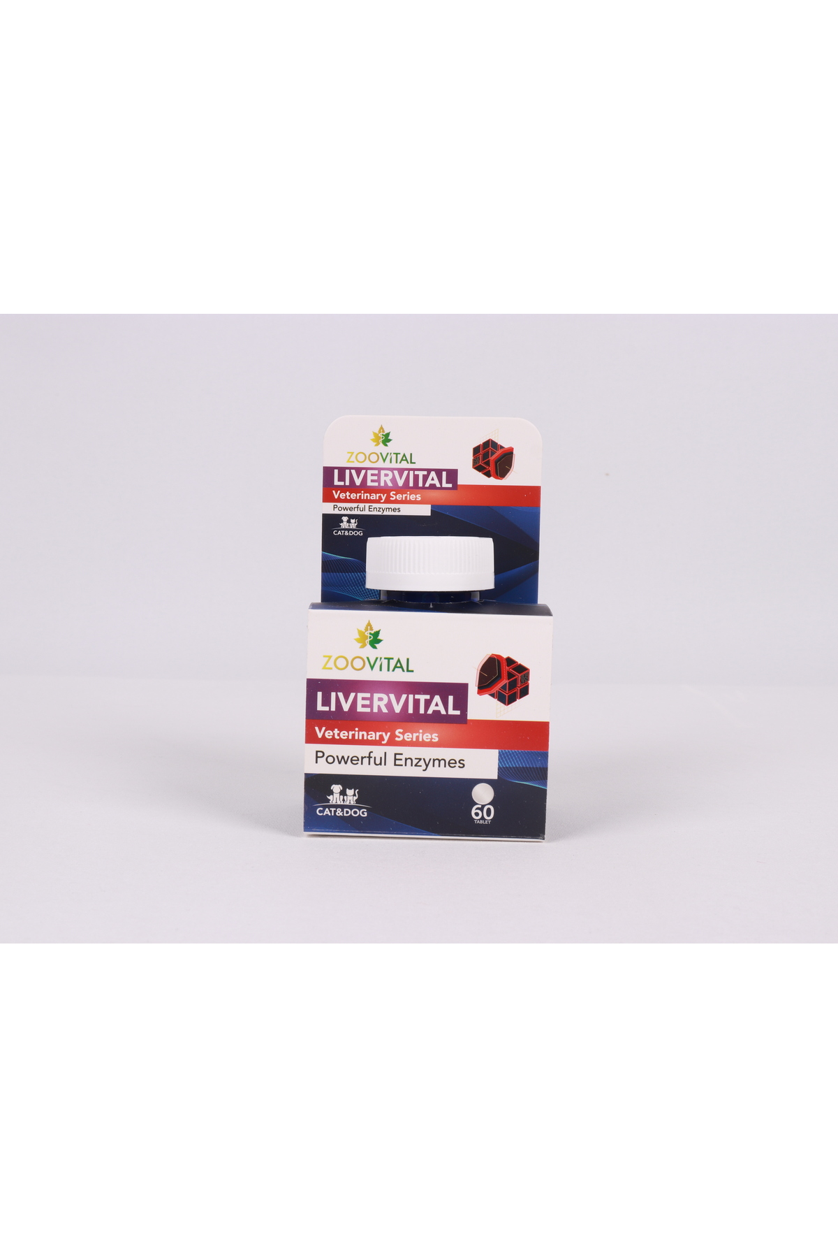 قرص مکمل حمایت از سلامت کبد برای گربه و سگ زوویتال Zoovital Livervital