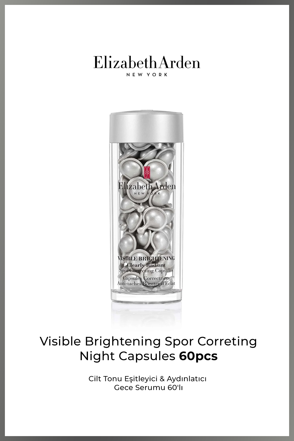 سرم پوست کپسول های اصلاح کننده لکه روشن قابل مشاهده 60 عدد اورجینال Elizabeth Arden
