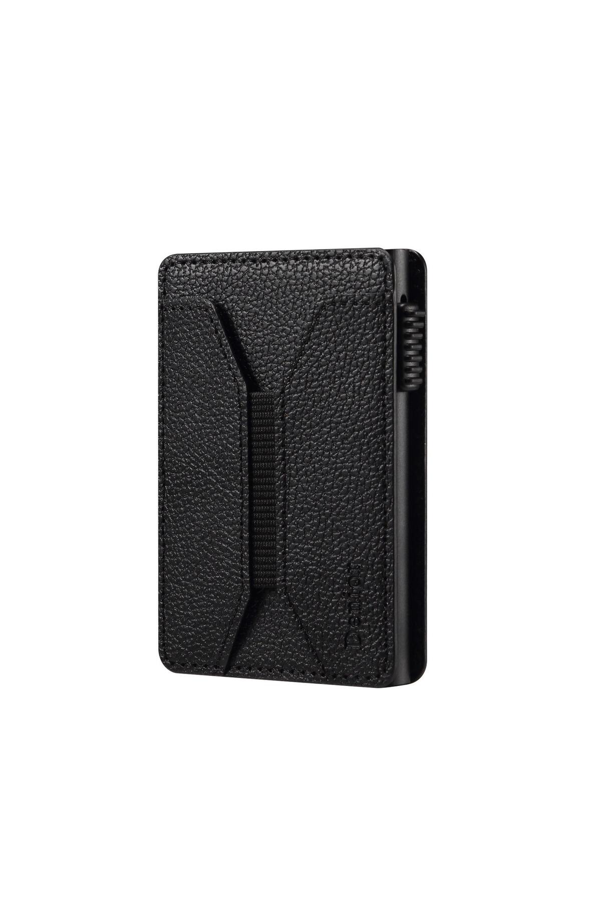 کاور و قاب تلفن 12 13 14 16 17 PRO MAX MAGSAFE STAND WALLET نگهدارنده کارت مکانیکی با ظرفیت 8 Alstrap