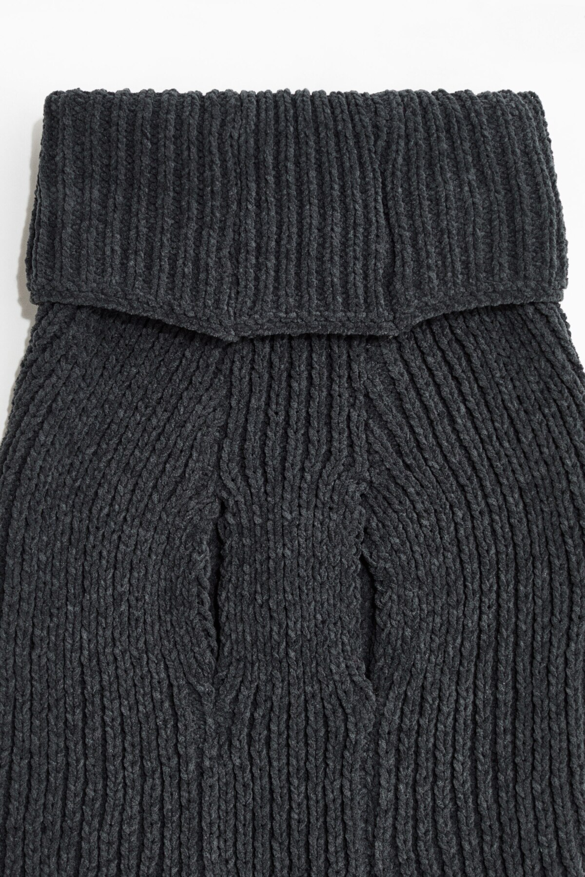 پلیور سگ بافت کشباف اچ‌اندام H&M خاکستری