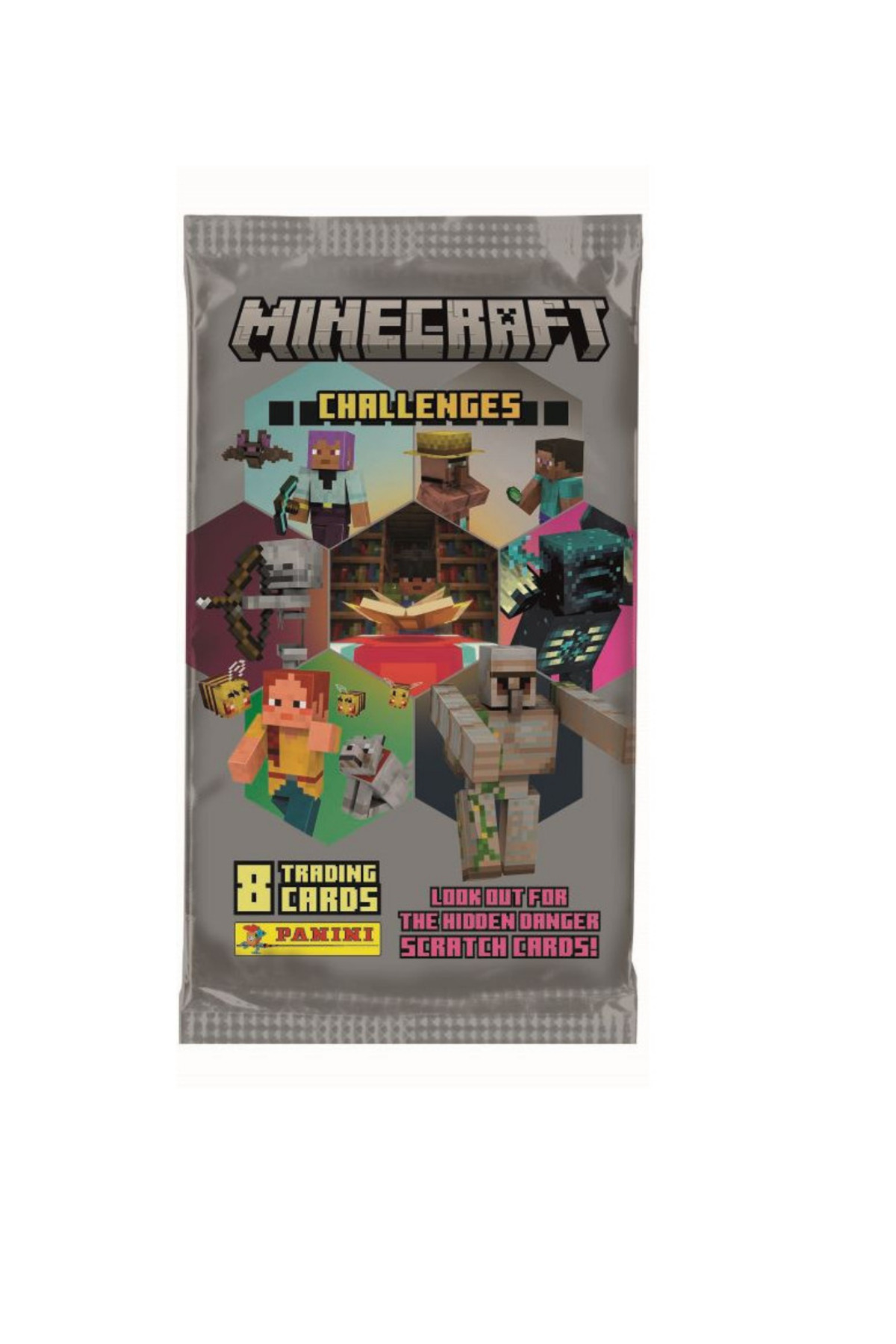 اسباب بازی های آموزشی مجموعه کارت بازرگانی چالش‌های MINECRAFT دارای مجوز NEXPLUS بسته فصل 1 جدید 8 Genel Markalar