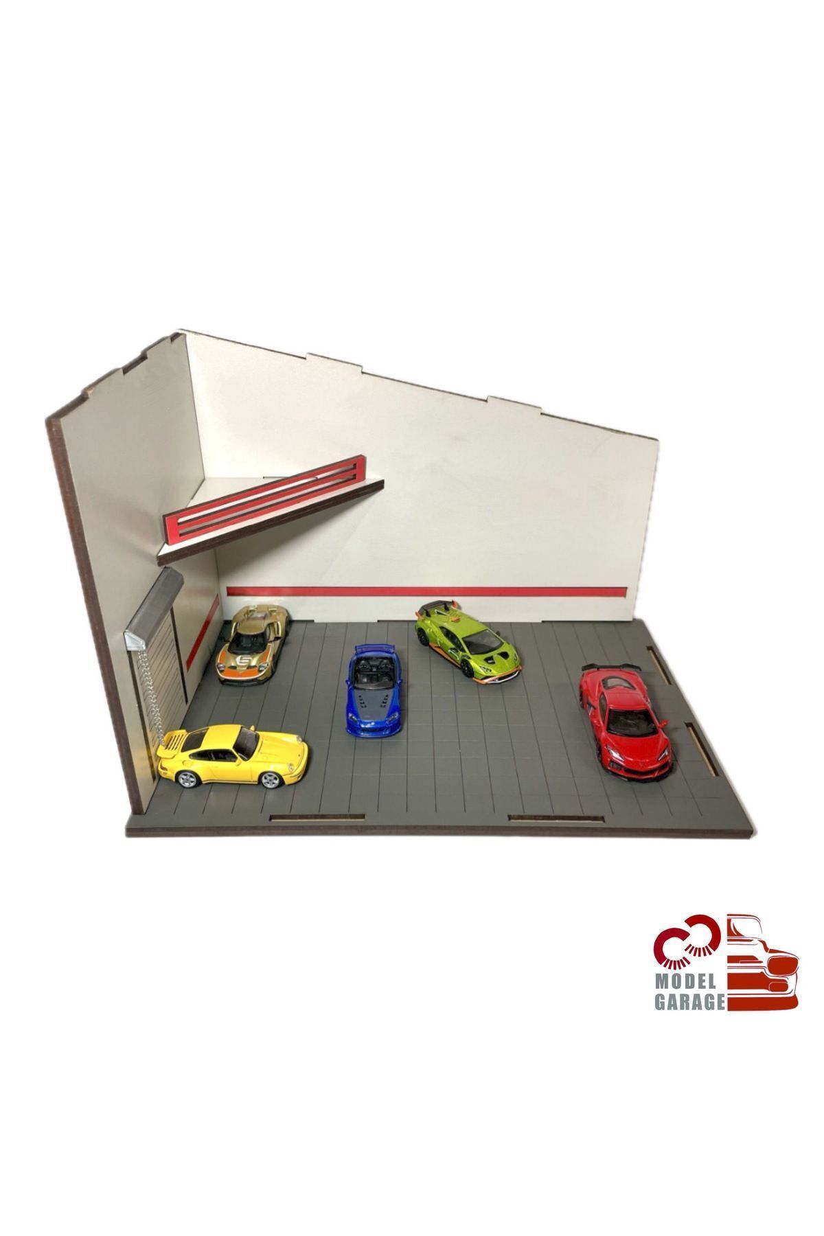 مدل خودرو 1 64 SCALE تعمیرگاه پارکینگ DIORAMA DIECAST DISPLAY STAND RACK CAR GARAGE TOY اورجینال ÜRETİM