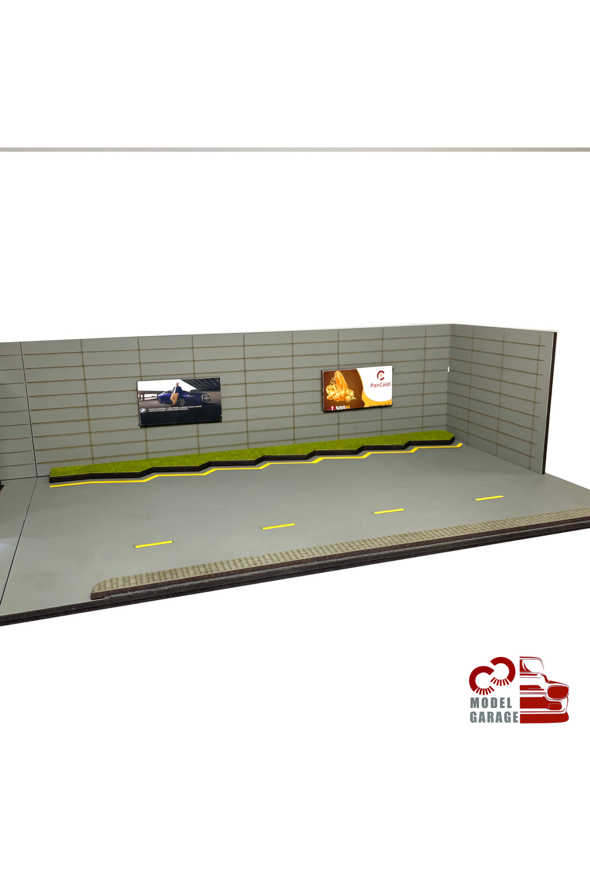 مدل خودرو 1 64 SCALE MC DONALD'S DIORAMA PARKING LOT DIECAST ماشین قفسه نمایشگر TOY اورجینال ÜRETİM