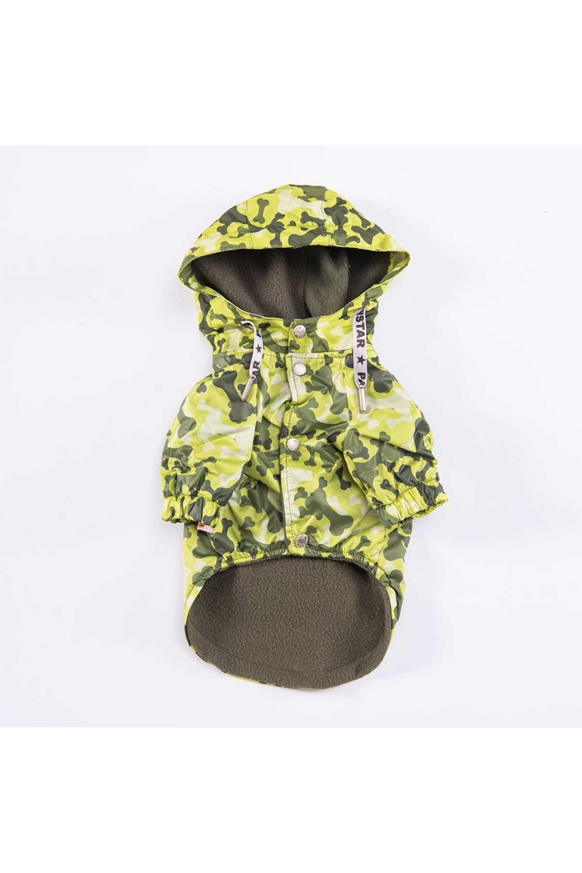 کاپشن پلار‌دار سگ پاوستار Pawstar GreenOssa مدل PM2355، سبز