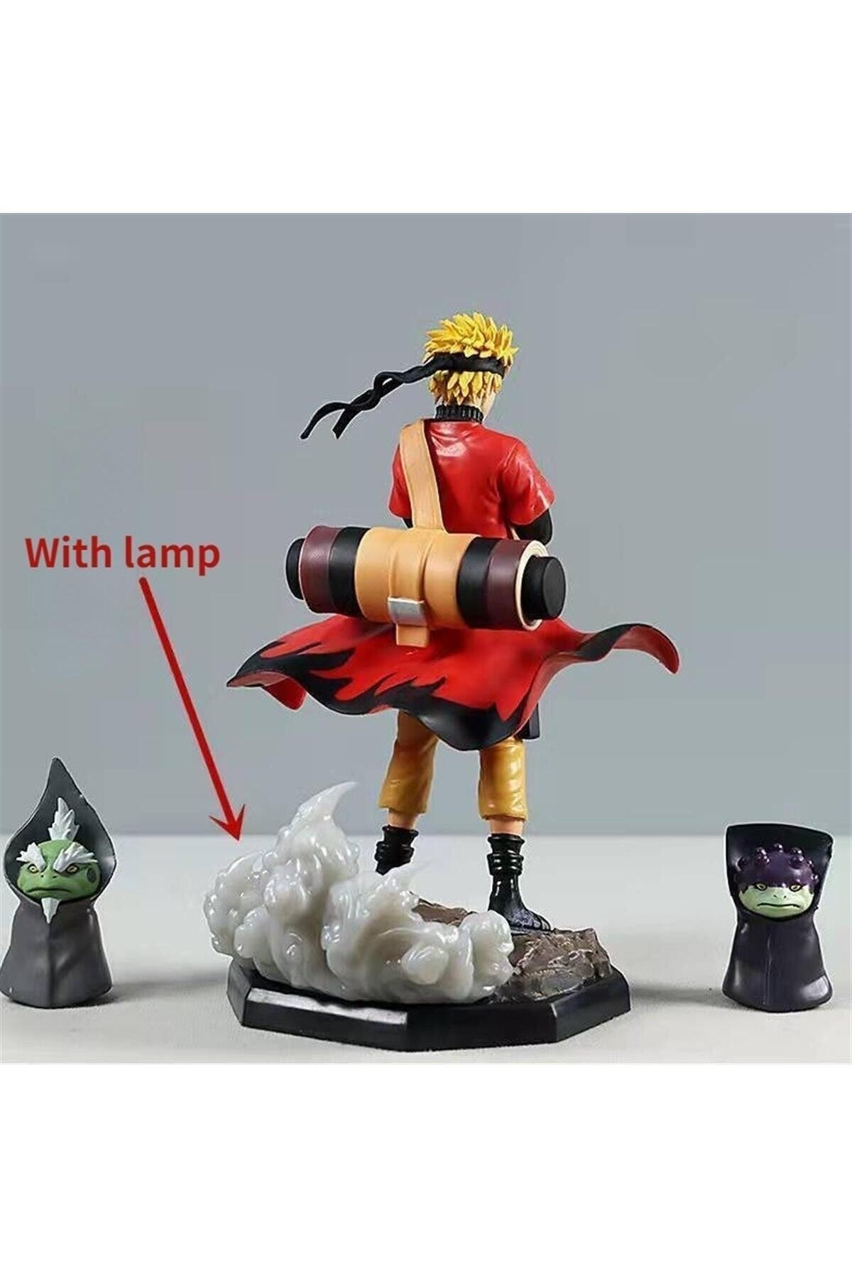 فیگور انیمه NARUTO UZUMAKI LIGHTED ACTION CHARACTER FIGURINE TOY محصول جعبه ای 23 سانتی متری oyuncakçı savaş & europe shop