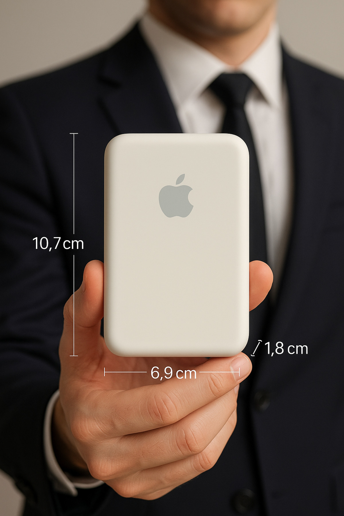 پاوربانک شارژر بی سیم پک باتری آیفون 10000 مگساف سازگار با IOS 7 8 X 11 12 13 14 15 16 اورجینال L'eDoren