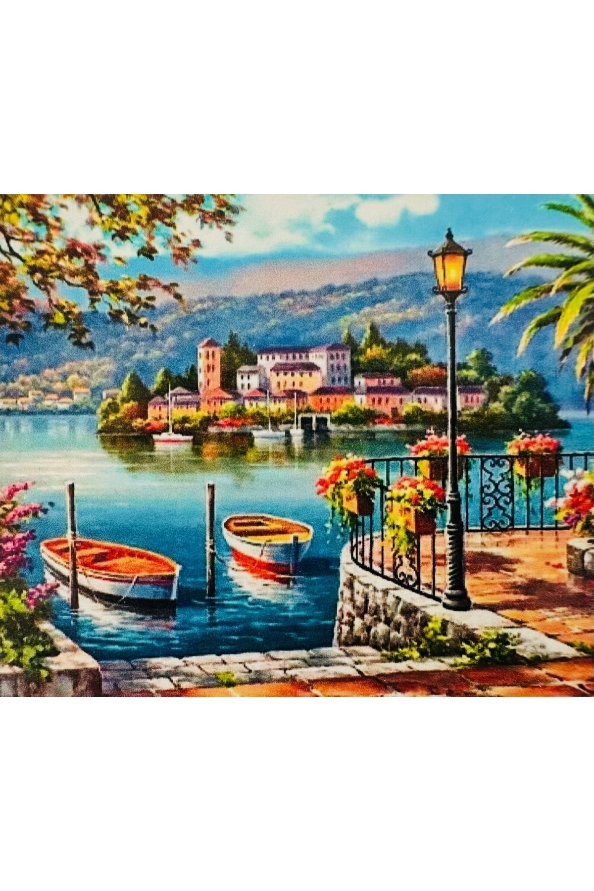 پازل کیت ملیله موزاییک پردازش سنگ مهره الماس 5D STONE 50X40CM GC79705 Genel Markalar