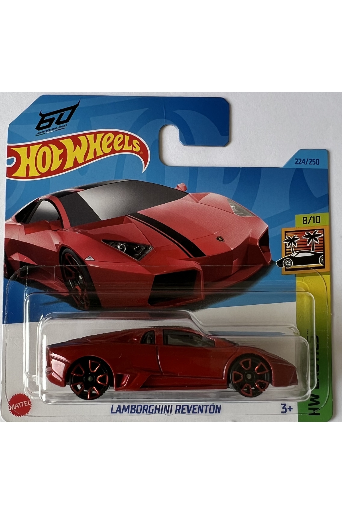 ماشین اسباب بازی LAMBORGHINI REVENTEDON هات ویلز اورجینال HOT WHEELS