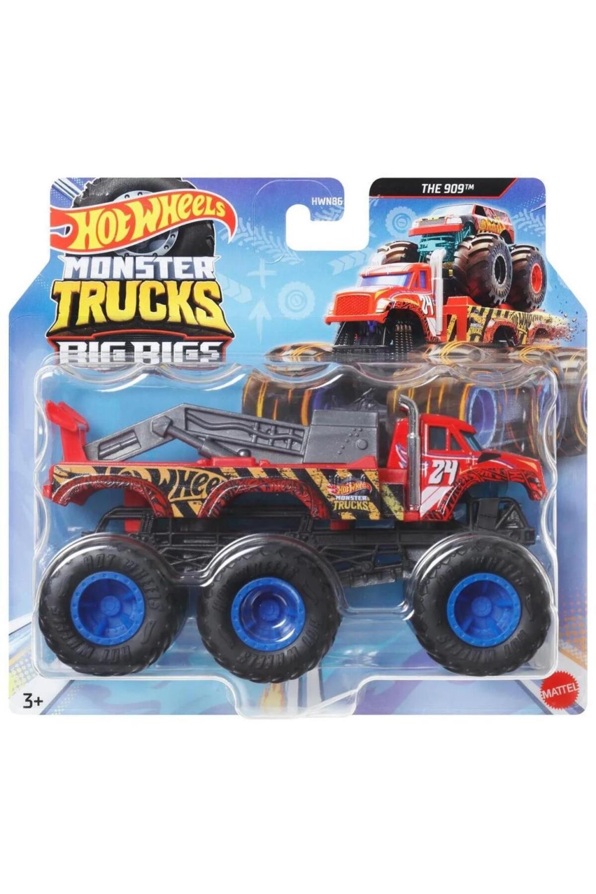 ماشین اسباب بازی کامیون های هیولا 1:64 اتومبیل جذاب 909 HWN86 HWN90 هات ویلز اورجینال HOT WHEELS