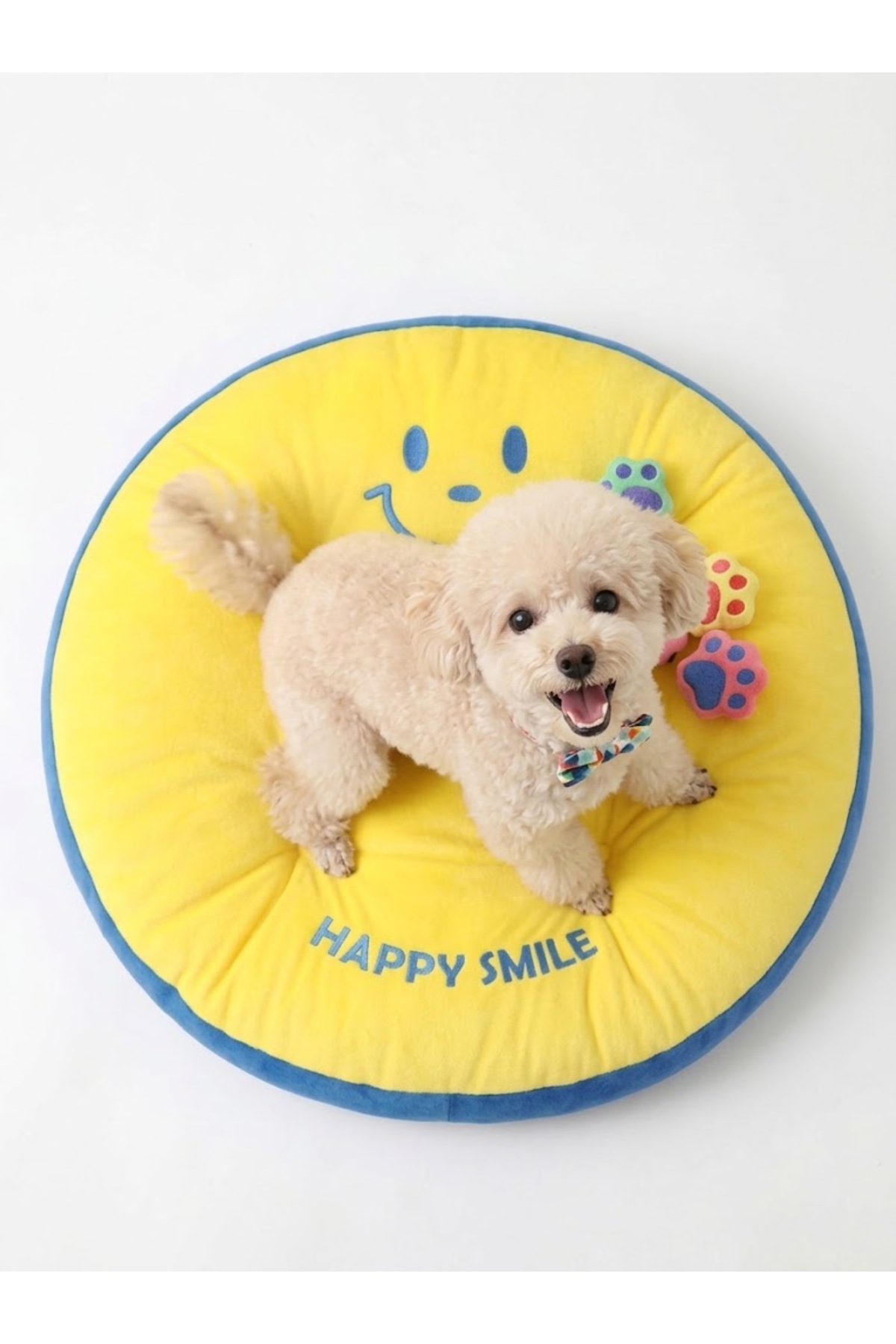 جای خواب سگ پاریس‌داگ ParisDog «لبخند شاد»، مدل PRD10443، زرد