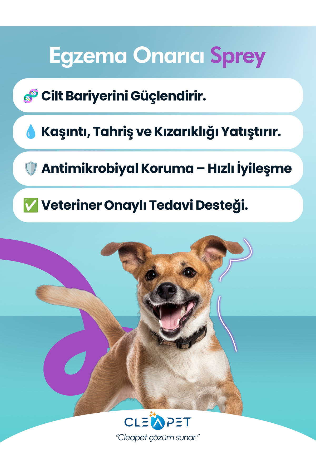 اسپری کلیپت Cleapet، ۲۵۰ میلی‌لیتر، برای گربه و سگ