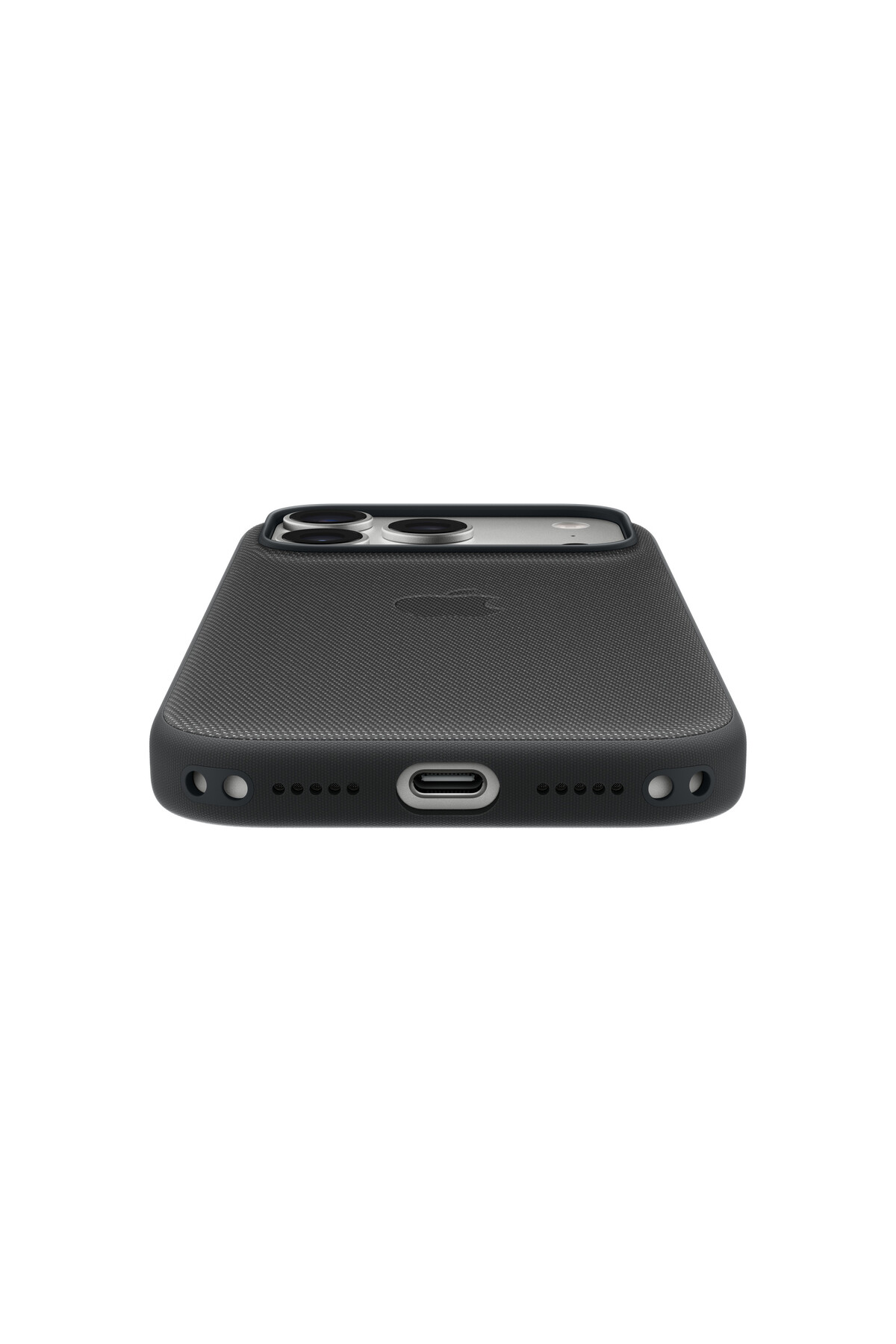 کاور و قاب بافته شده فناوری با MAGSAFE برای IPHONE 17 PRO مشکی اورجینال Apple