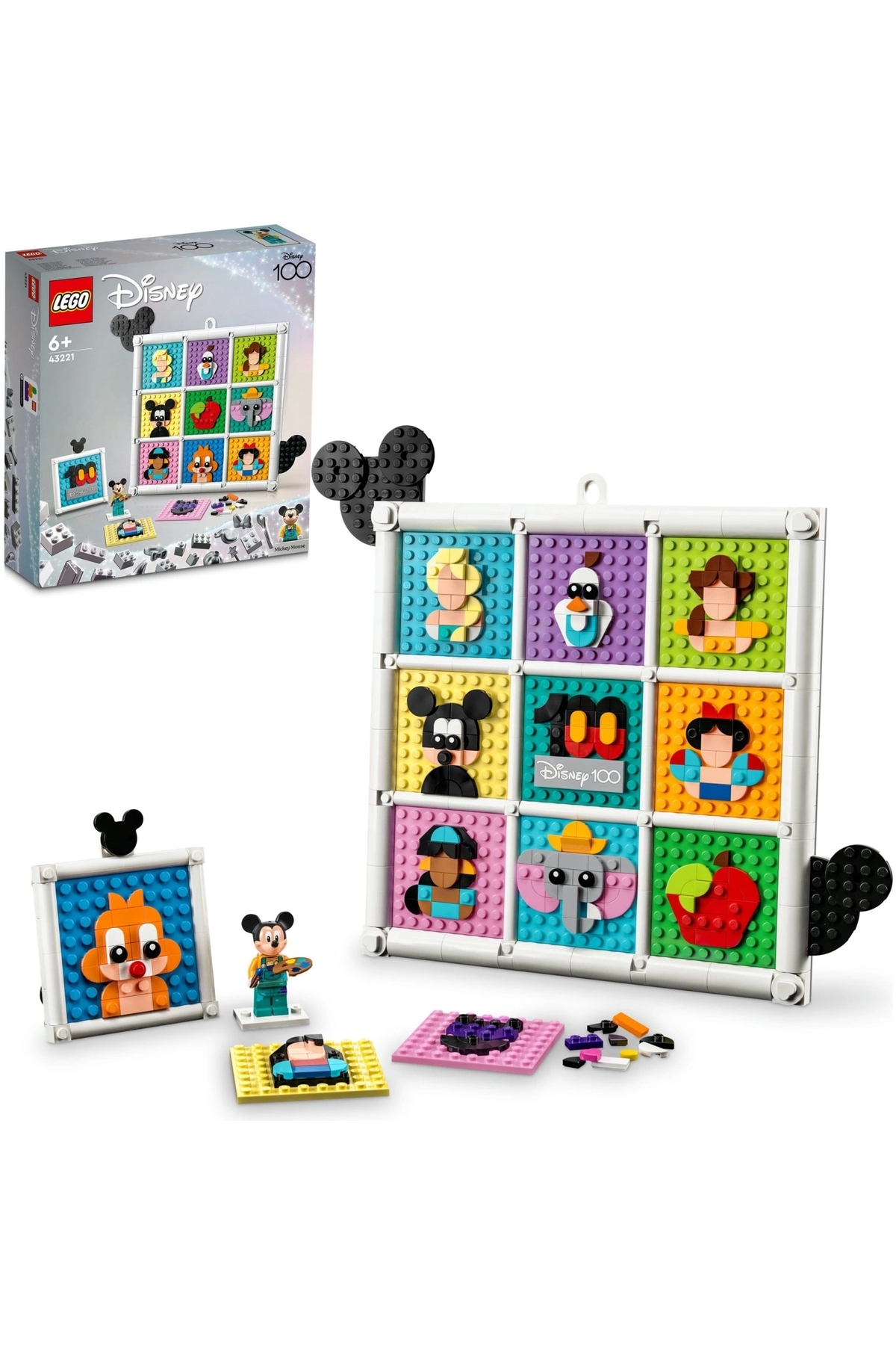 لگو و اسباب بازی های ساخت محور ® DISNEY کلاسیک 100 YEARS OF ANIMATION ICONS 43221 1022 PIECES اورجینال LEGO