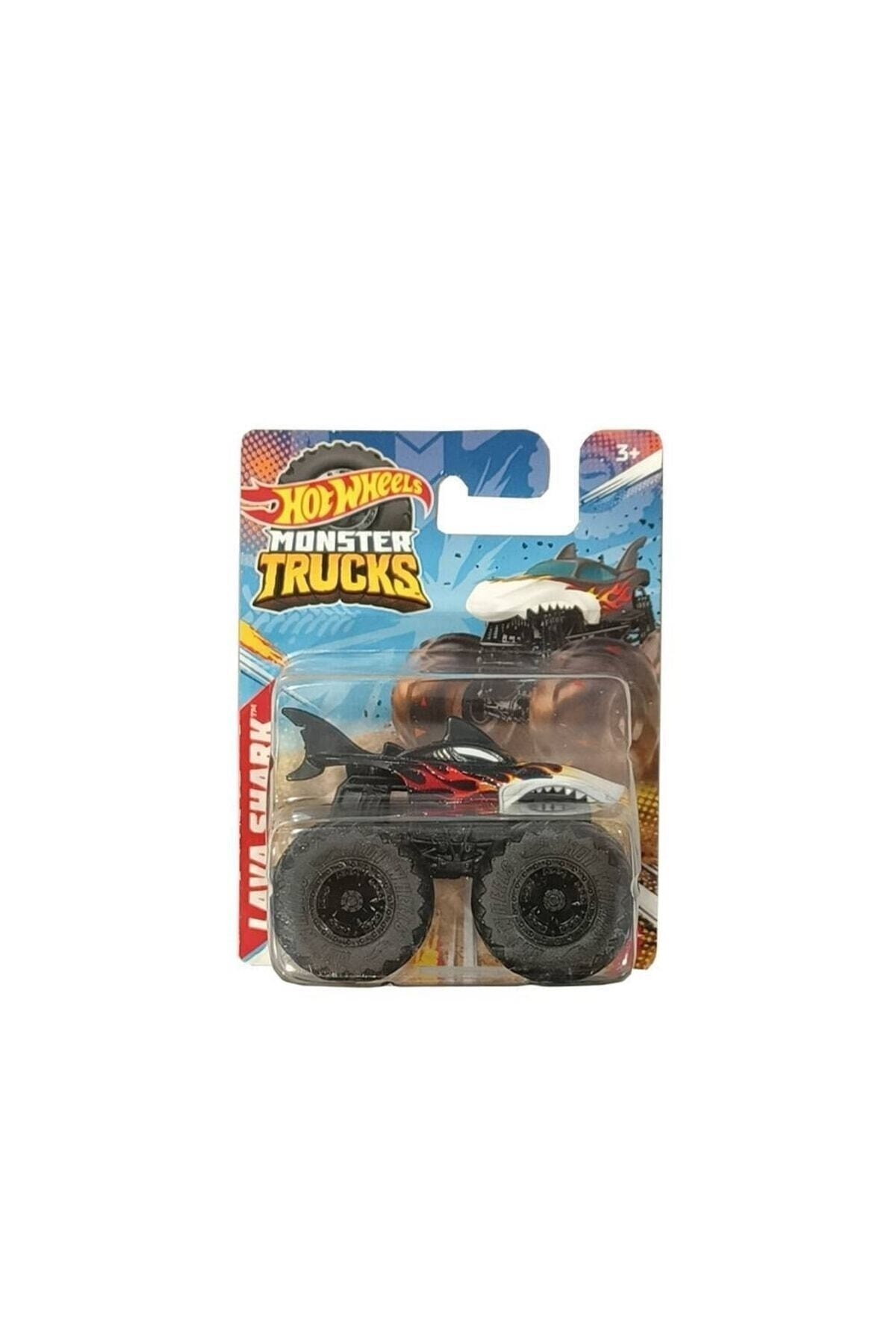 ماشین اسباب بازی MONSTER TRUCKS 1:70 SCALE LAVA SHARK HFB96 از ترکیه HOT WHEELS