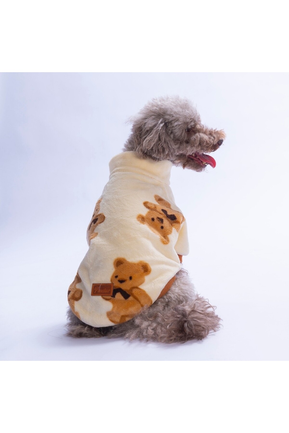 ژاکت سگ و گربه پاوستار Pawstar Teddy Tales طرح خرس عروسکی مدل PS26-1187 قهوه‌ای