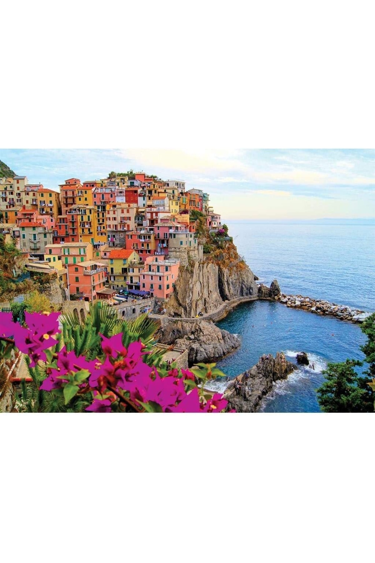 پازل KS GAMES VILLAGE OF MANAROLA ITALY A CITY ON THE BEACH 1000 PIECE PUZZLE از ترکیه Genel Markalar