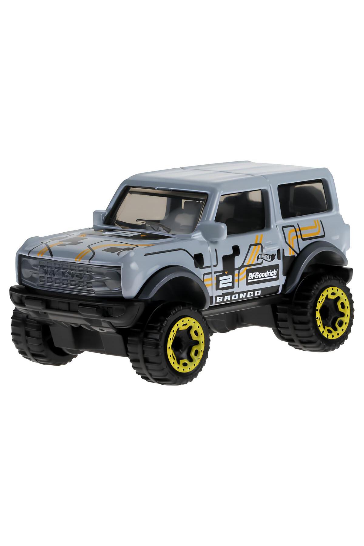 ماشین اسباب بازی SINGLE CARS 21 FORD BRONCO HYW73 هات ویلز اورجینال HOT WHEELS
