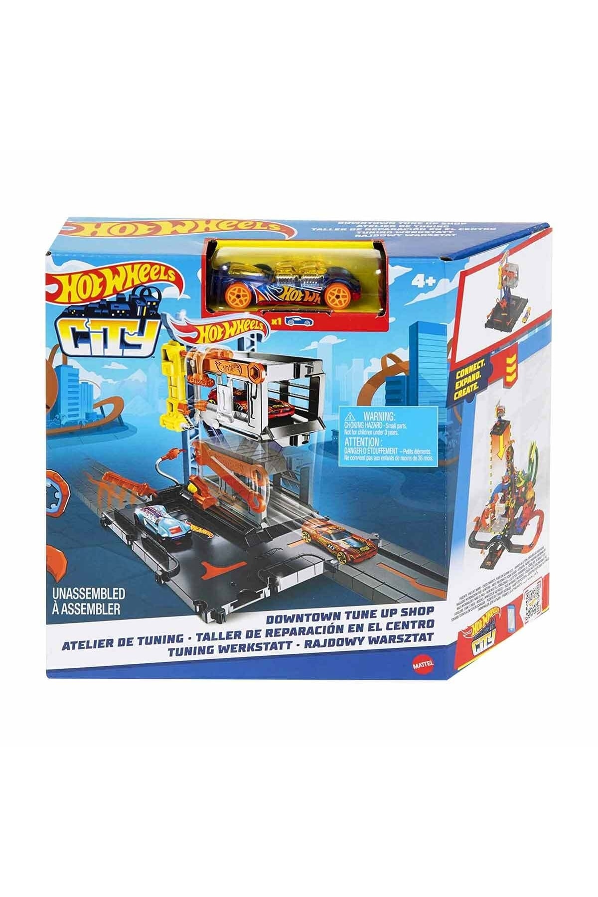 ماشین اسباب بازی سریال LIFE CITY HDR24 DOWNTOWN TUNE SHOP هات ویلز اورجینال HOT WHEELS